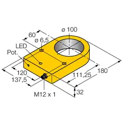 Кольцевой датчик TURCK NI100R-S32XL-VP44X-H1141