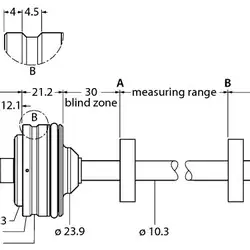 Датчик линейных перемещений TURCK LTE1500M-HT10-LU10-P-0.25-H1151