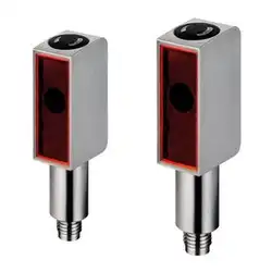 Оптические датчики Leuze Electronic в раздельном прямоугольном корпусе серии 53 приемник-передатчик