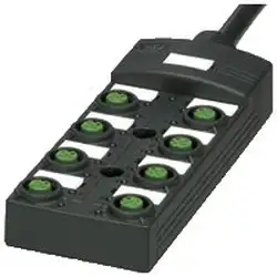 Распределительная коробка для датчиков Pepperl Fuchs V1-8/16A-E2-2M-PUR