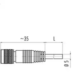 Разъем с кабелем NEFTIM NEAM8FM4001A-1