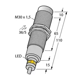 Индуктивный датчик TURCK NI15-EM30D-VP6X/S120