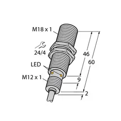 Индуктивный датчик TURCK BI8U-EM18MWD-VN6X 7M