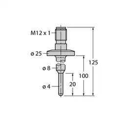 Датчик температуры TURCK TP-504A-TRI3/4-H1141-L100