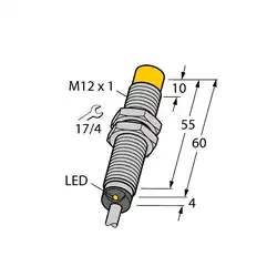 Индуктивный датчик TURCK NI10U-M12E-VP44X