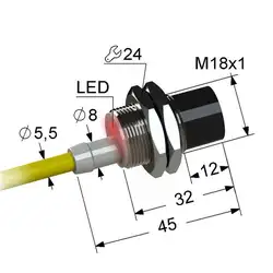 Индуктивный датчик Мега-К PS2-18M45-12N21-Z