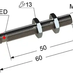 Индуктивный датчик Мега-К PS2-08M60-3B41-C3