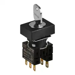 Селекторный переключатель с ключом Autonics S16KRT-2AK2C