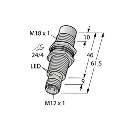 Индуктивный датчик TURCK NI15U-EM18MWD-VP44X-H1141