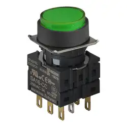 Кнопочный выключатель Autonics S16PR-E4G2C12