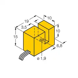 Индуктивный щелевой датчик TURCK SI3.5-K10-AN7