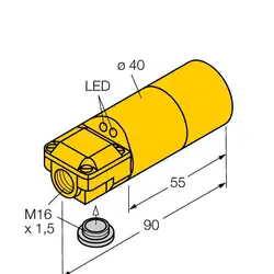 Индуктивный датчик TURCK NI20-K40SR-FZ3X2