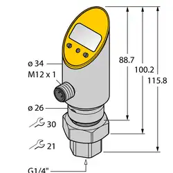 Датчик давления TURCK PS010A-501-2UPN8X-H1141