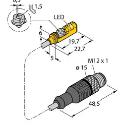 Магнитный датчик TURCK BIM-UNTK-AP7X-0.3-RS4