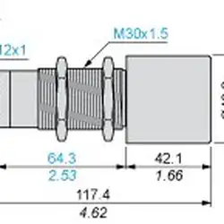 Ультразвуковой датчик Telemecanique XX230A32PA00M12