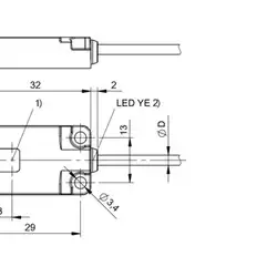 Оптический датчик Balluff BOS R01E-NS-KE20-02