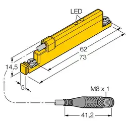 Магнитный датчик TURCK WIM45-UNTL-LIU5X2-0.3-PSG4M