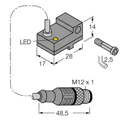 Магнитный датчик TURCK BIM-NST-AP6X-0.3XOR-RS4/S34