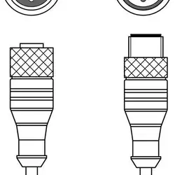 Соединительный кабель Leuze Electronic KDS S-M12-5A-M12-5A-P1-003