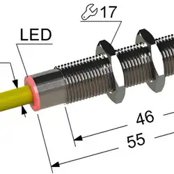 Индуктивный датчик Мега-К VB2-12M55-4N61-K