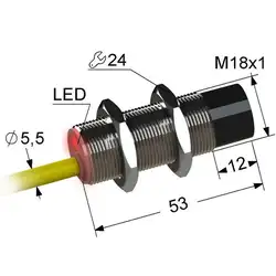 Индуктивный датчик Мега-К VB2-18M53-8N41-K