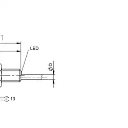 Магнитный датчик Balluff BMF 08M-PS-C-2-KPU-03