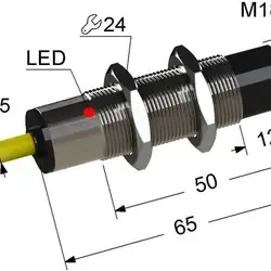 Индуктивный датчик Мега-К VB2-18M65-8N21-K