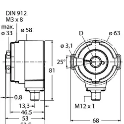 Энкодер TURCK RS-31H12E-3C13B-H1181