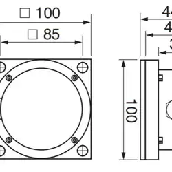 Индуктивный датчик EGE-Elektronik IDKW 080 GSP