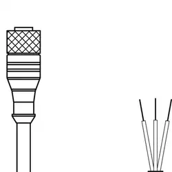Разъем с кабелем Leuze Electronic KD U-M8-3A-V1-050
