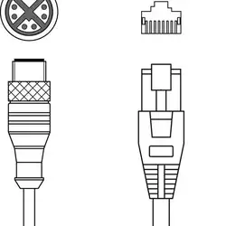 Соединительный кабель Leuze Electronic KSS ET-M12-8A-RJ45-A-P7-050