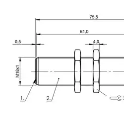 Емкостной датчик Balluff BCS M18B4N1-NOC80D-EP02