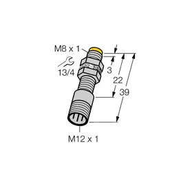 Индуктивный датчик TURCK NI3-EG08K-Y1-H1341