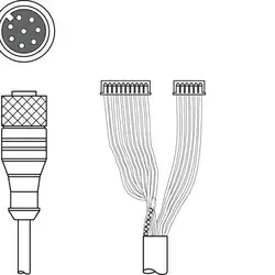 Соединительный кабель Leuze Electronic KB JST-M12A-8P-3000