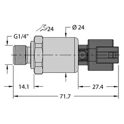 Датчик давления TURCK PT10R-1104-I2-DT043P