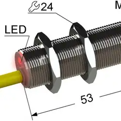 Индуктивный датчик Мега-К PS2-18M53-8B61-K