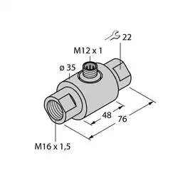 Датчик потока TURCK FCI-D03A4-NA-H1141/M16