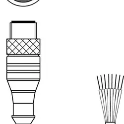 Разъем с кабелем Leuze Electronic KS S-M12-8A-P1-050