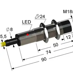 Индуктивный датчик Мега-К VB2-18M90-8N82-Z