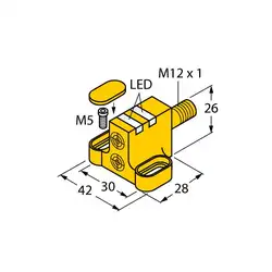 Индуктивный датчик TURCK NI4-DSC26-2AP6X2-H1141
