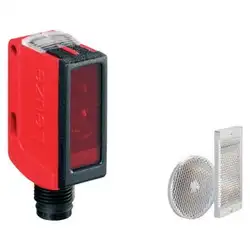 Оптические датчики Leuze Electronic в прямоугольном корпусе серии 25 с рефлектором