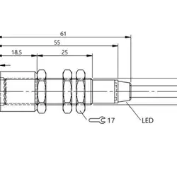 Индуктивный датчик Balluff BES M12MF2-PSC40F-BV02-EXE