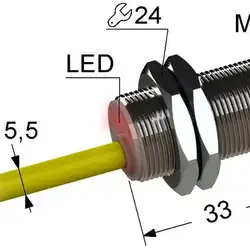 Индуктивный датчик Мега-К PS2-18M33-8B11-K