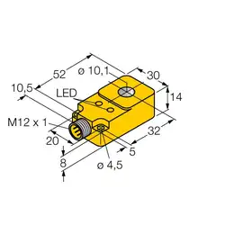 Кольцевой датчик TURCK BI10R-Q14-AN6X2-H1141