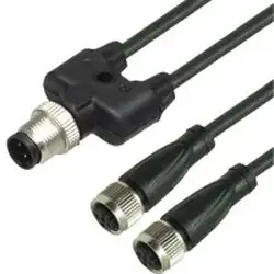 Y-образный разветвитель Pepperl Fuchs V15-G-BK0,6M-PUR-A-TEE-V15