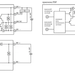 Оптический датчик LANBAO PSE-TM30DPRL-E3