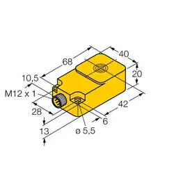 Индуктивный датчик TURCK BI15-Q20-2LU-H1141/S950