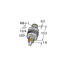 Индуктивный датчик TURCK BI3-M08KK-AP6X