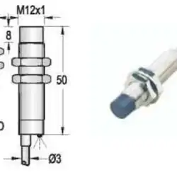 Индуктивный датчик NEFTIM INB3B-M1210P-A3W2