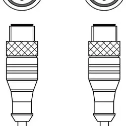 Соединительный кабель Leuze Electronic KSS ET-M12-4A-M12-4A-P7-010